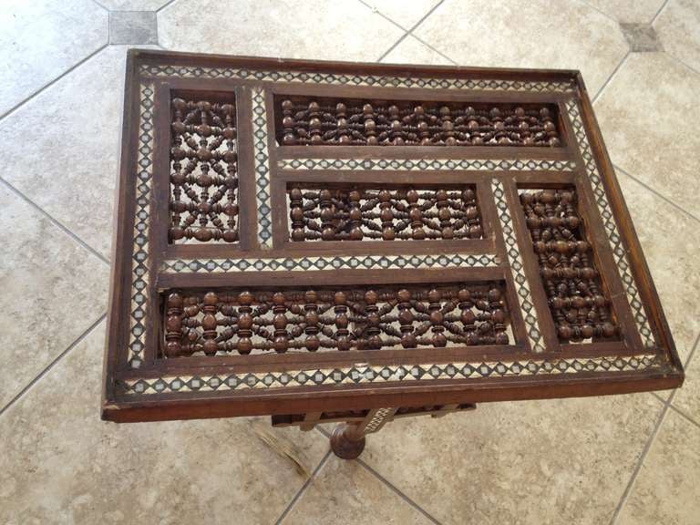 Syrian Stick & Ball Coffee Table In Good Condition In Sarasota, FL