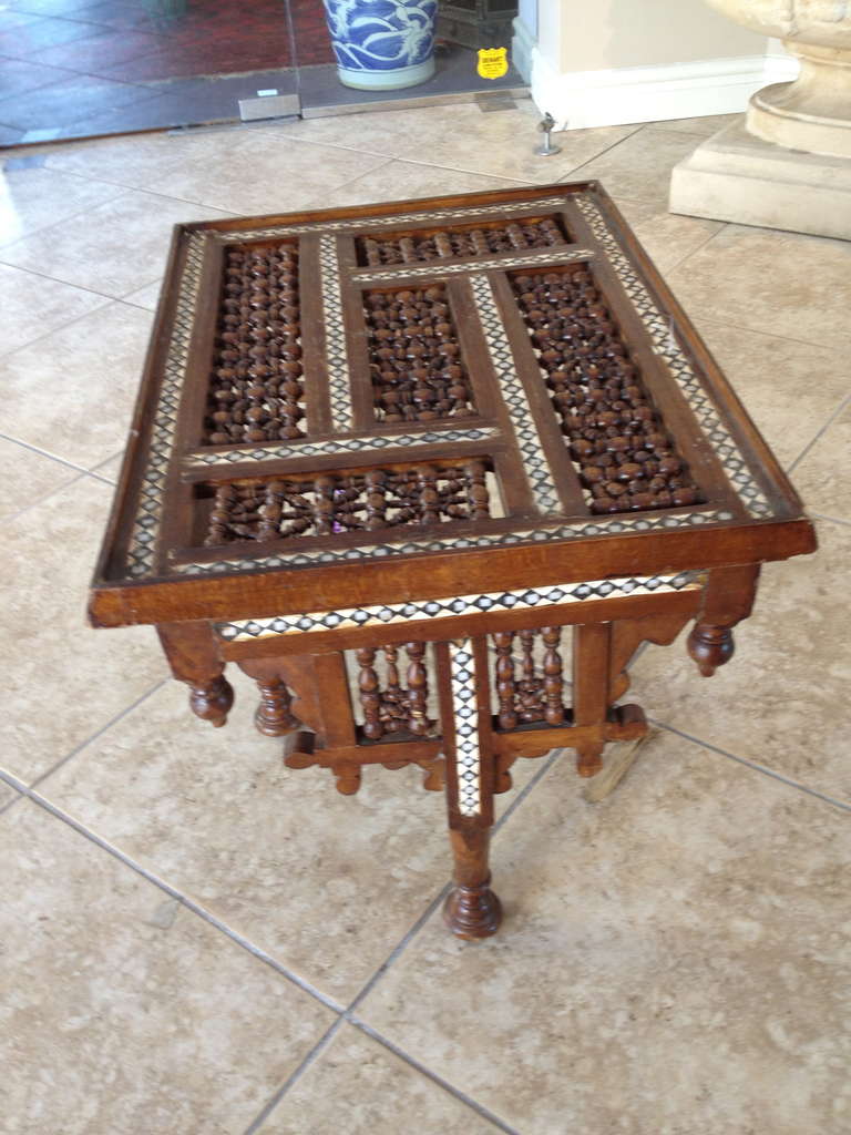 20th Century Syrian Stick & Ball Coffee Table