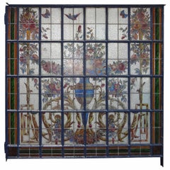 Stain Glass & Hand Painted Window