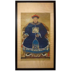 Antique Chinese Ancestral Portrait