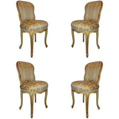 Set of Four Louis XV Style Dining Chairs