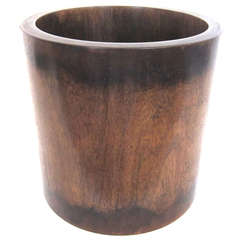 A Large Chinese Scholar's Bitong (Brushpot) from the Rare Huanghauli Wood