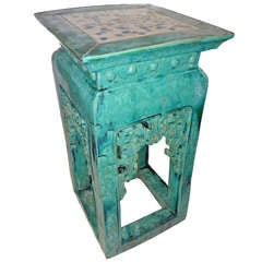 Chinese Ceramic Large Stand Pedestal