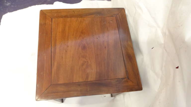 Pair Chinese Rosewood End Tables In Excellent Condition In Sarasota, FL