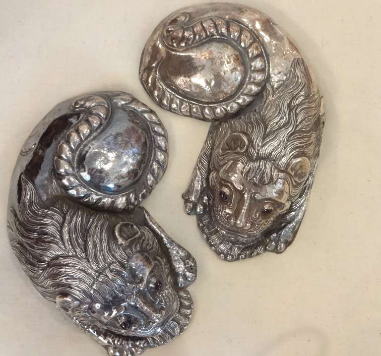 Pair of Silver Cats 3