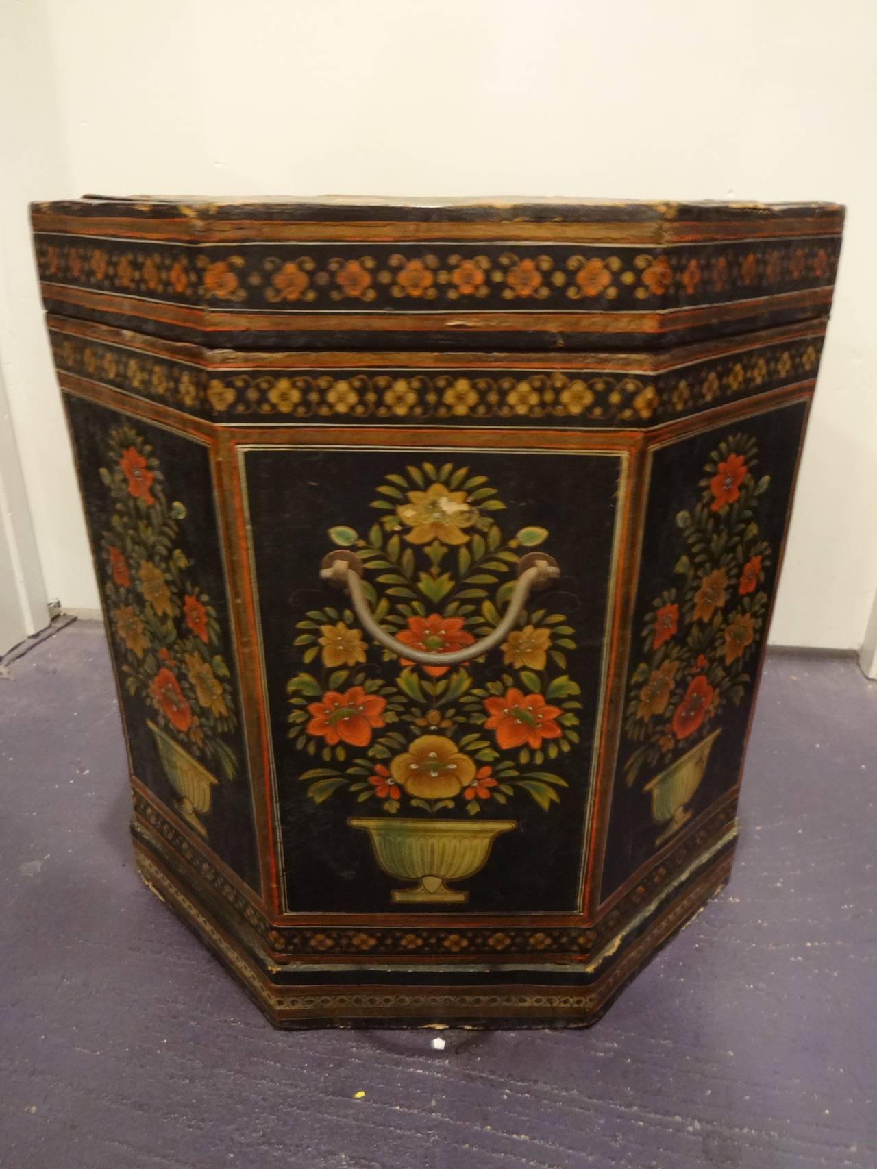 Lacquer English Chinese Export Wedding Box