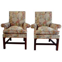 Pair of Baker Club Chairs