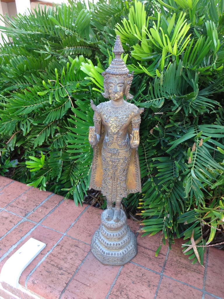 Thailand 13th-15th Century Standing Buddha 1