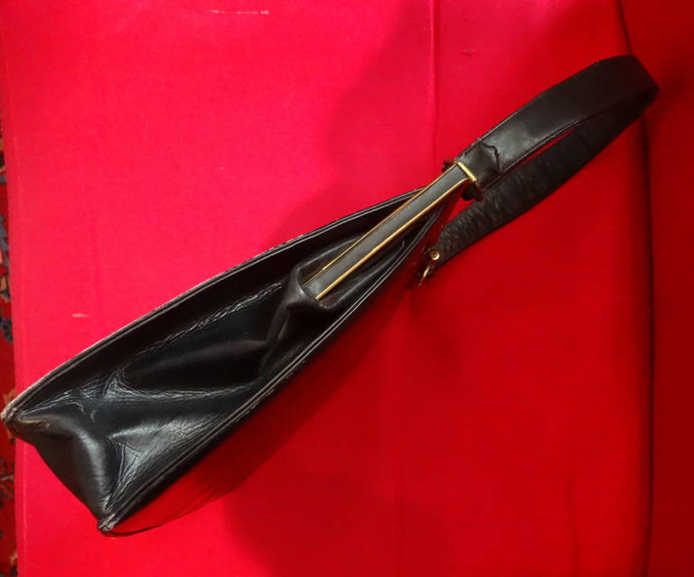 American Gift from John F. Kennedy, Black Leather Purse