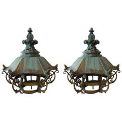 Pair Pagoda Lanterns