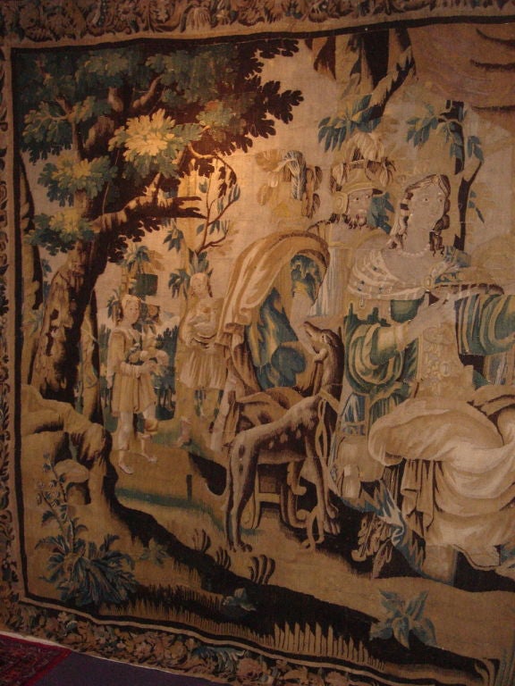 18th Century and Earlier Flemish Tapestry Brussels Belgiun c.1680