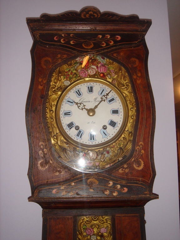 French Tall Case Wedding Clock