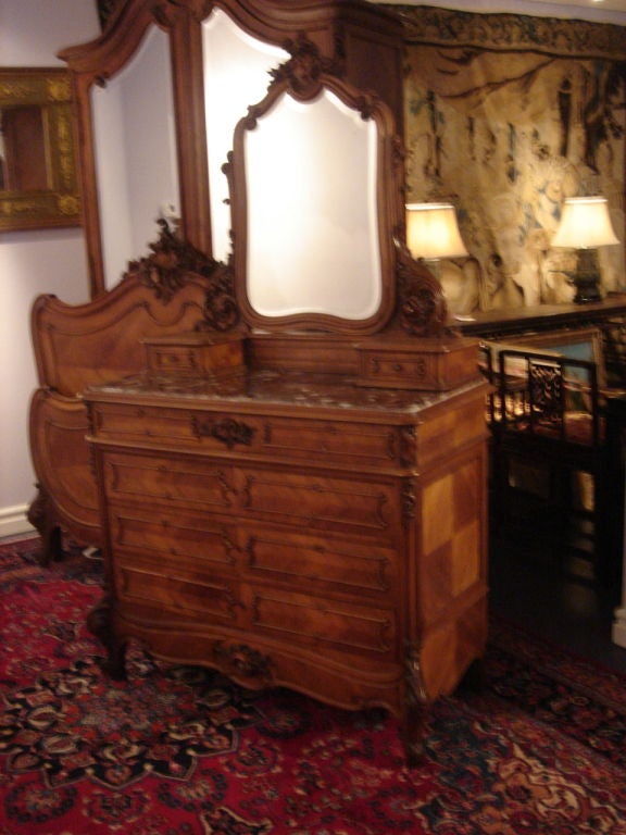 20th Century Louis XV French Bedroom Set
