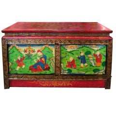 Antique Tibetian Chest/coffee Table