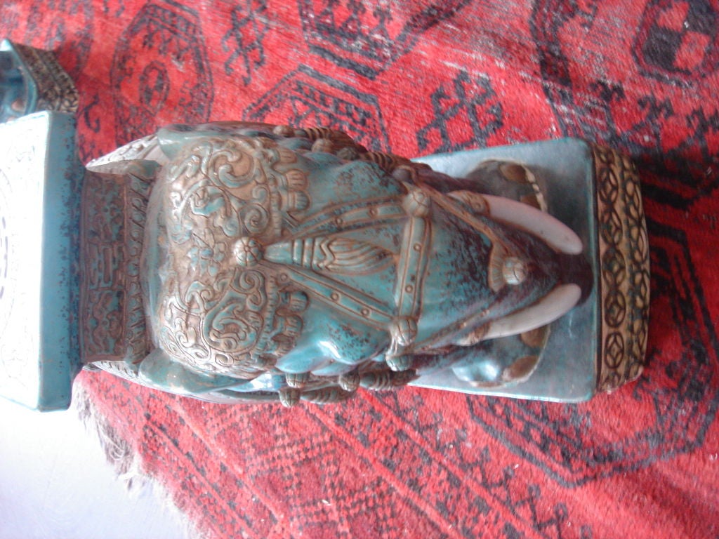 Pair of Elephant Stands/ Coffee Table 3