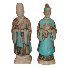 Pair of Ming Dynasty WEDDING STATUES
