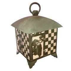 Japanese Tsuri-toro Shadow Garden Lantern