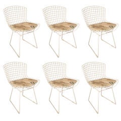 Set of 6 Bertoia Chairs