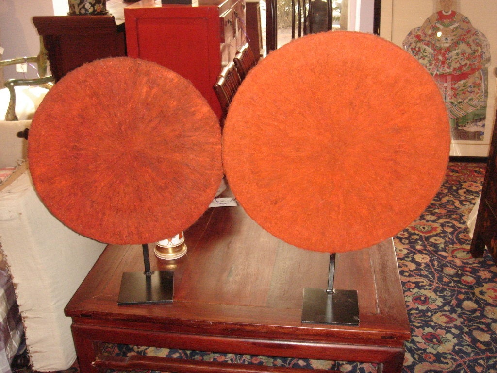 20th Century Pair Of South African Zulu Hats