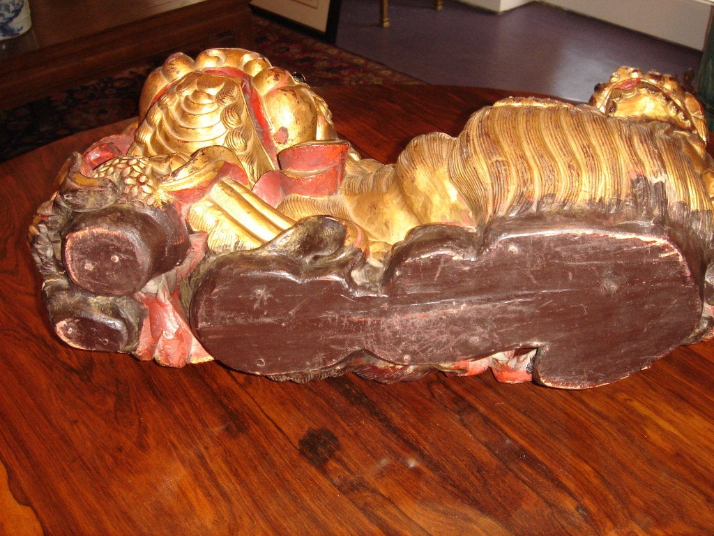 Extra Large Foo Dog w/ Baby 1