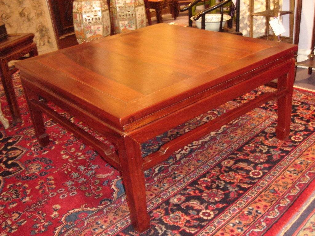 Chinese Kang Square Coffee Table at 1stDibs