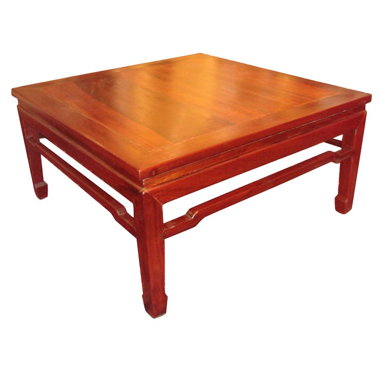 Chinese Kang Square Coffee Table at 1stDibs
