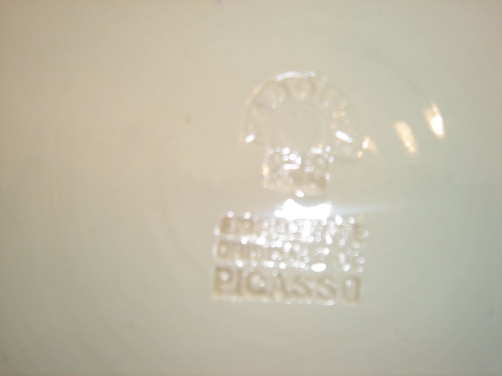 Mid-20th Century Pablo Picasso Madoura Ceramic Plate 