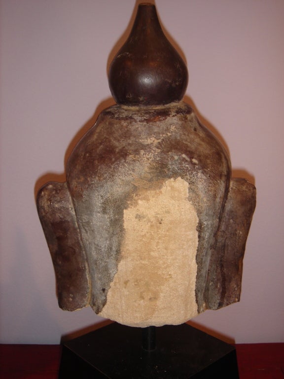 Burmese 17th Century Buddha Head 2