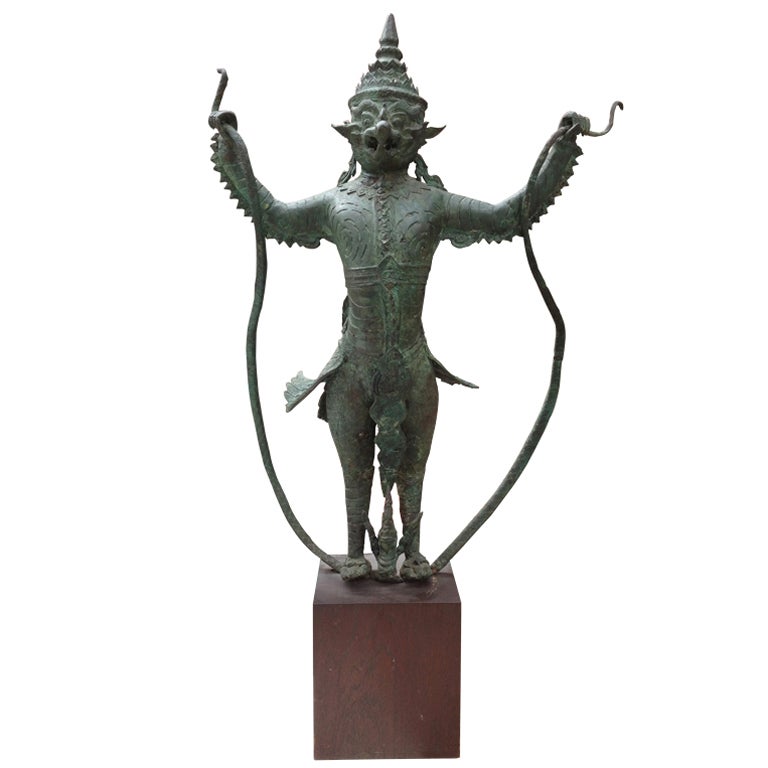 Bronze Thailand Statue Of Nok Tantima Bird