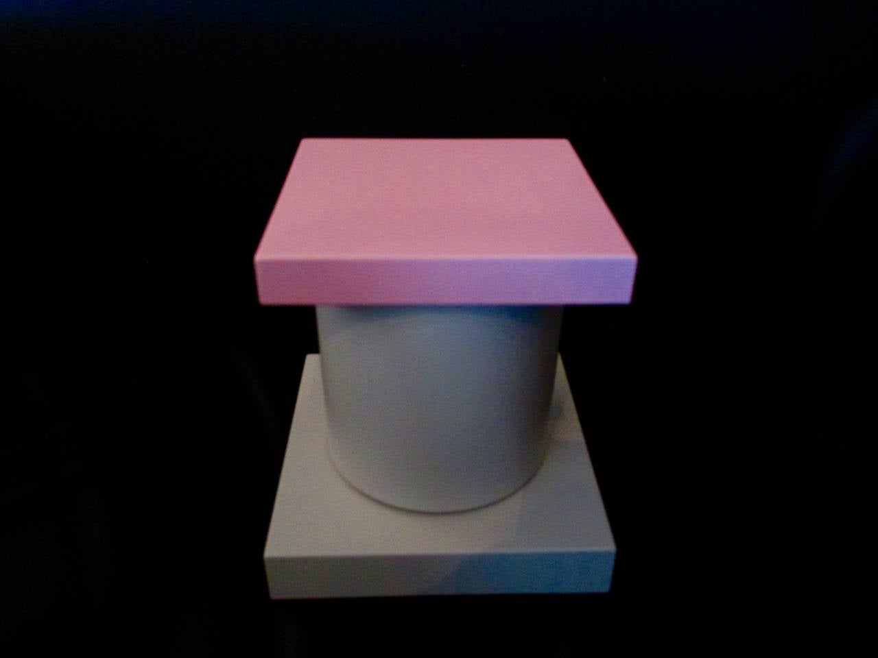 Light pink compote by Ettore Sottsass designed, 1999.