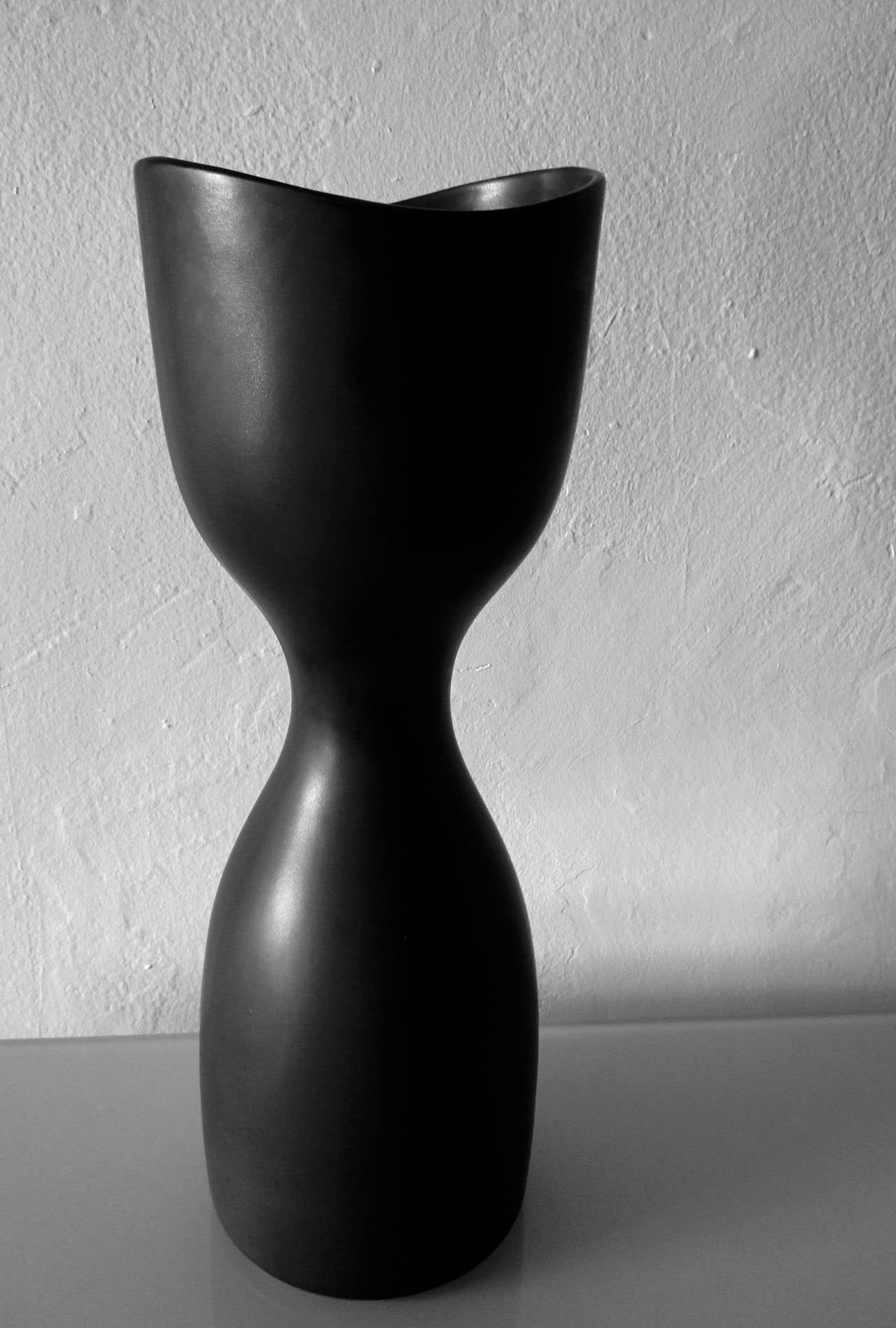 Large Abstract Ceramic Vase by Lillemor Mannerheim, Sweden