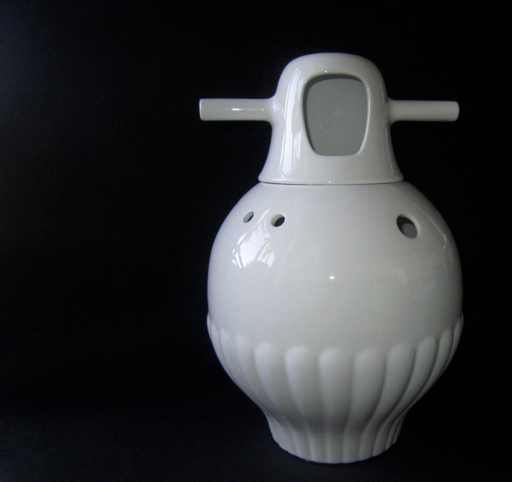 Spanish TWO PIECE PORCELAIN VASE - BY JAMIE HAYON For Sale