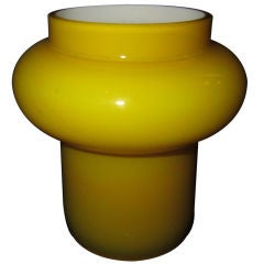 Swedish Cased Glass Vase