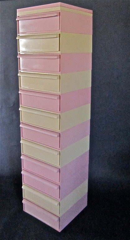 STORAGE  CHEST (12 STACKING DRAWERS)  THAT CAN BE DIVIDED INTO  CHESTS OF 6 DRAWERS EACH IF NEEDED