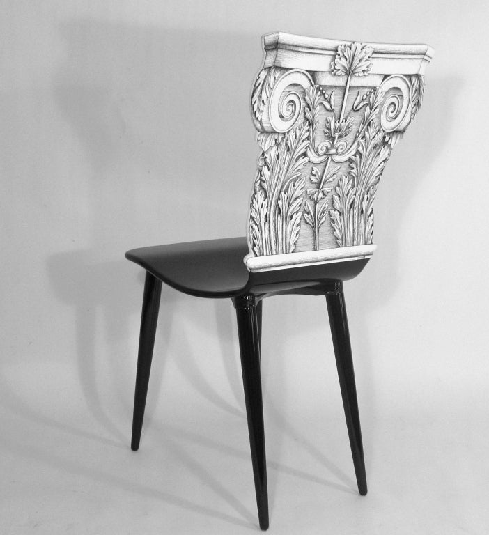SIDE CHAIR BY PIERO FORNASETTI