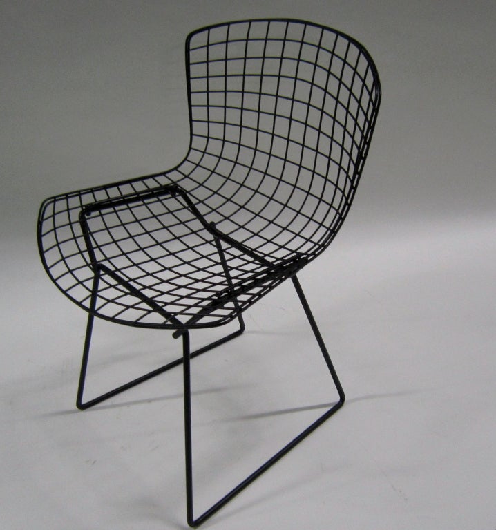 RARE DOUBLE FRAMED SIDE CHAIR BY HARRY BERTOIA