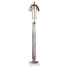 Glass column lamps