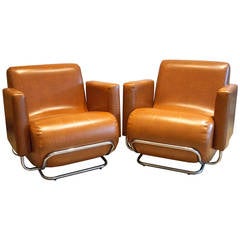 Italian Modern Club Chairs