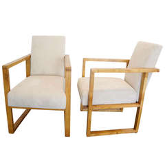 Pair of Modernist Armchairs