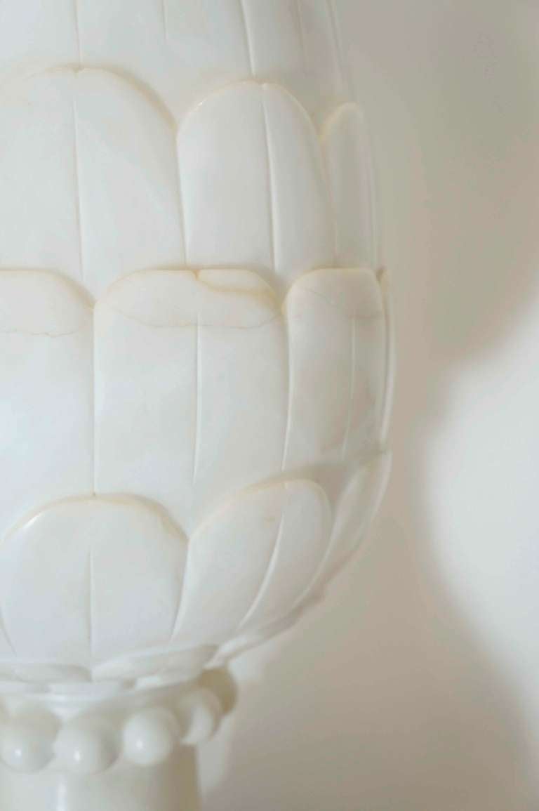 20th Century Monumental Italian Alabaster Lamp