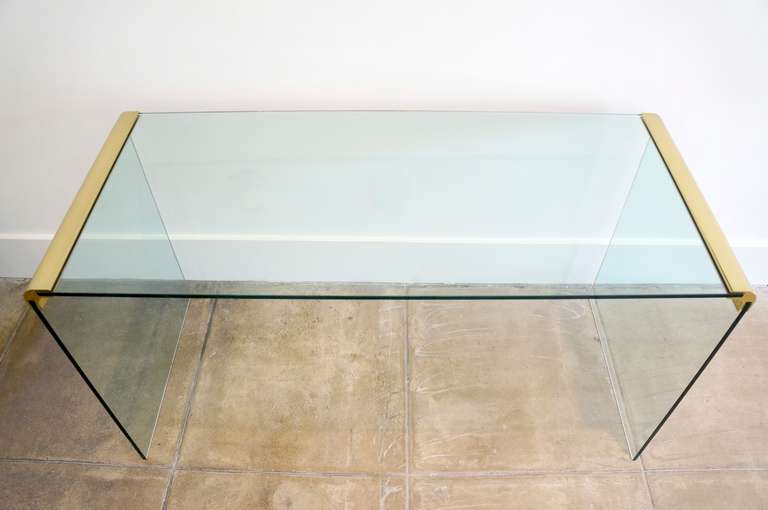 Deep Console Table for Pace Collection In Excellent Condition In Los Angeles, CA