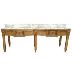 Fruitwood and Marble Server