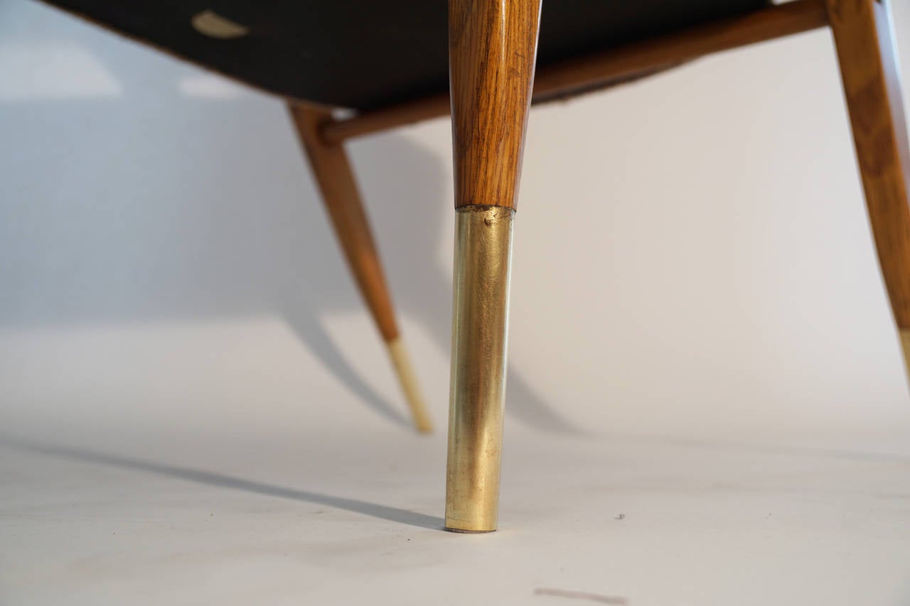 Pair of Edward Wormley Chairs # 5480 For Dunbar In Good Condition In Los Angeles, CA
