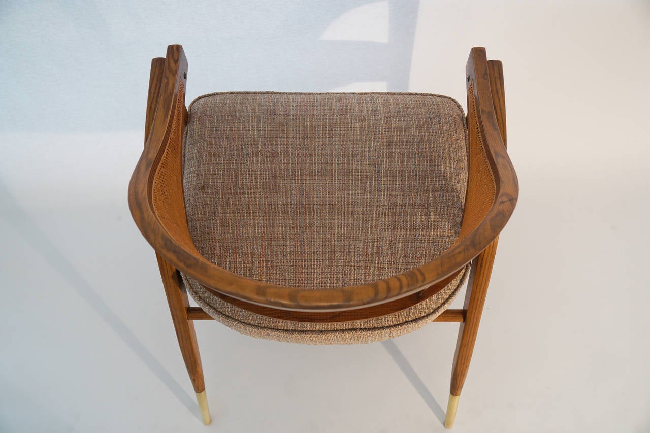 American Pair of Edward Wormley Chairs # 5480 For Dunbar