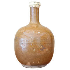 Antique Large Modernist Sake Flask