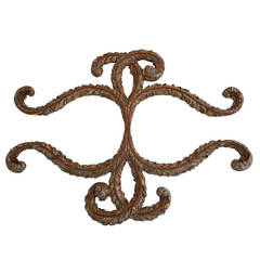Pair of Rocaille Silver Gilt Wall Ornaments 10
