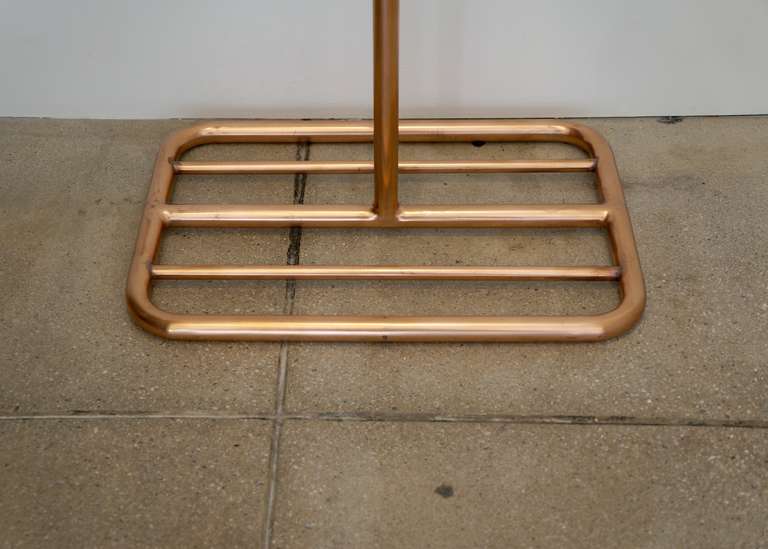 Modernist German Copper Plated Valet In Good Condition For Sale In Los Angeles, CA