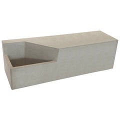 Scarpa II Cast Concrete Bench or Planter 5