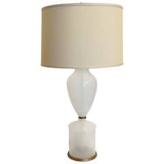 Murano Opaline Table Lamp