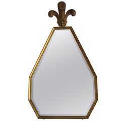 Prince of Whales Gilt Wood Mirror